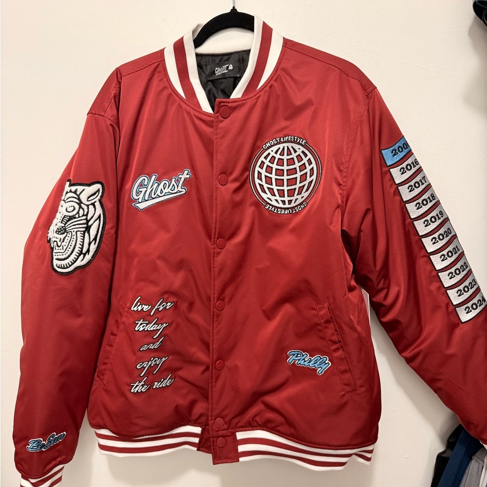 Ghost x Philly Collab Bomber Jacket